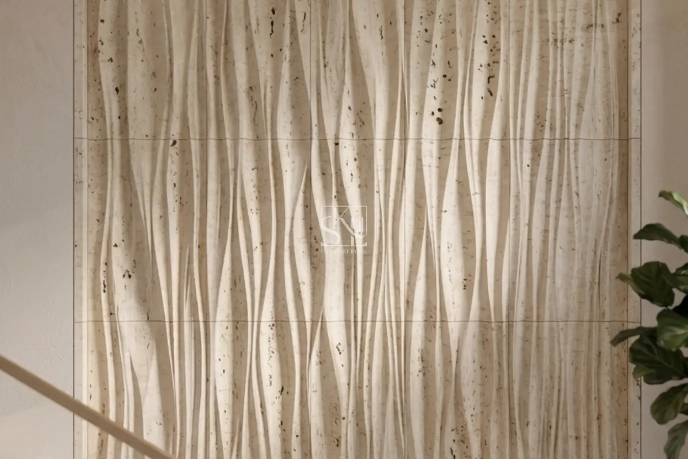 Fluid Vein Cladding